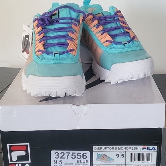 Filla Disruptor II Monomesh Platform Sneakers size 9.5 Brand New no nox - Picture 12 of 13